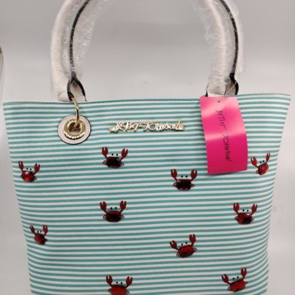 Betsey Johnson DON'T BE A SHELLFISH TOTE - Picture 4 of 9